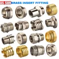 China Brass Tube Plumbing Hose Compression Pipe Fittings Factory